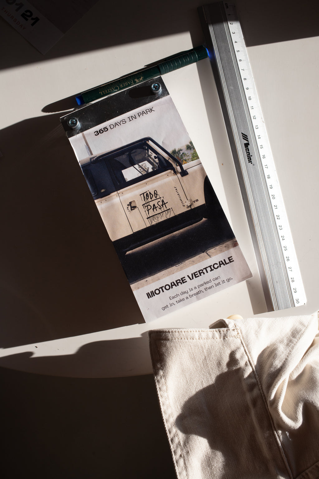 2027 tear-off 365 page calendar